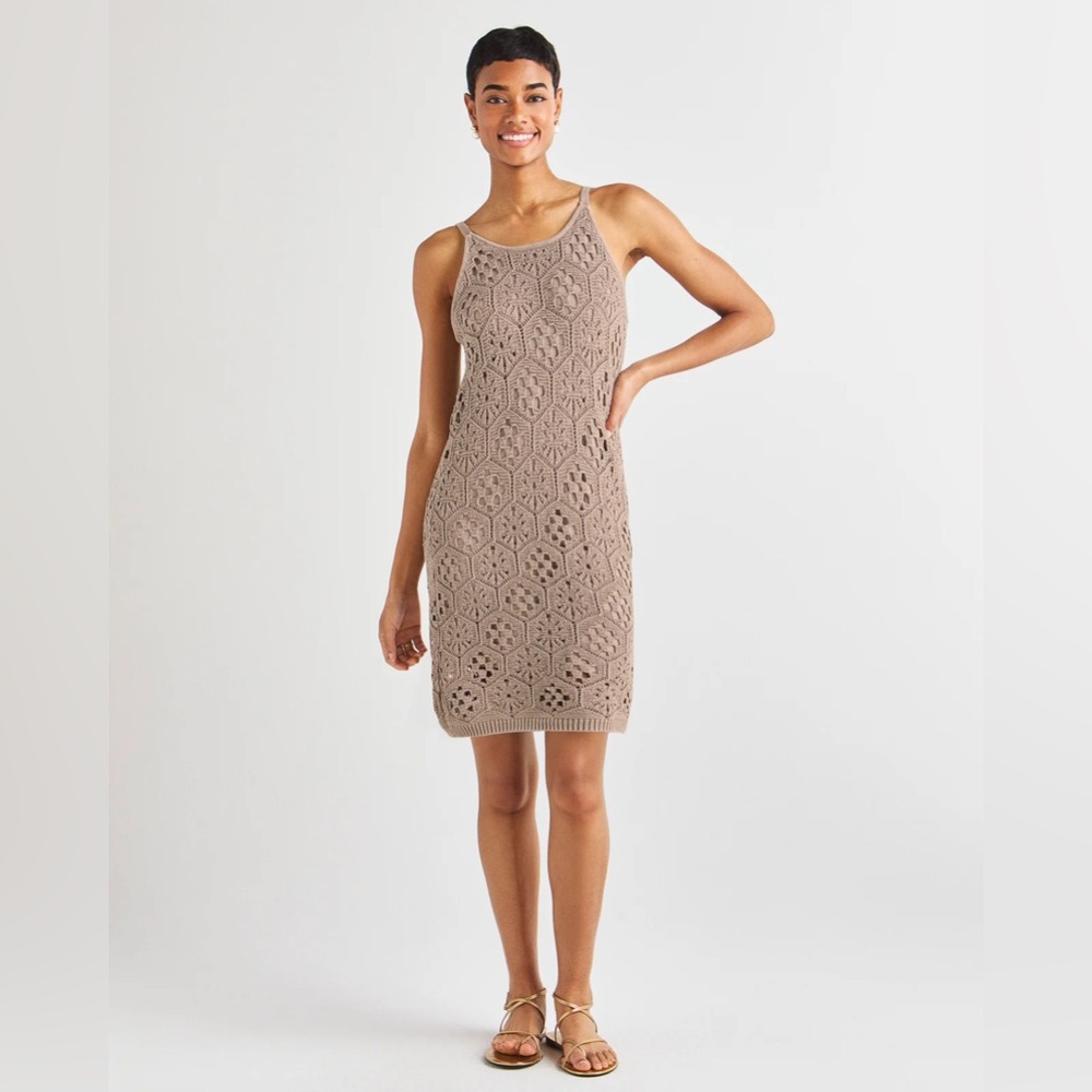 Splendid Crochet Eden Sweater Dress